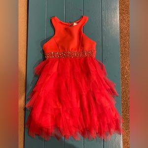 Girls Tween Diva Coral Dress